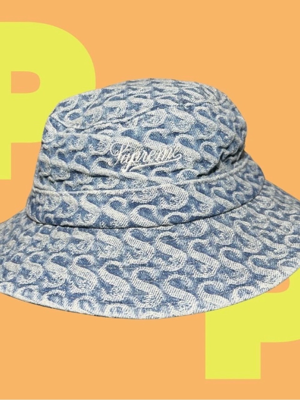 Supreme Monogram Denim Crusher